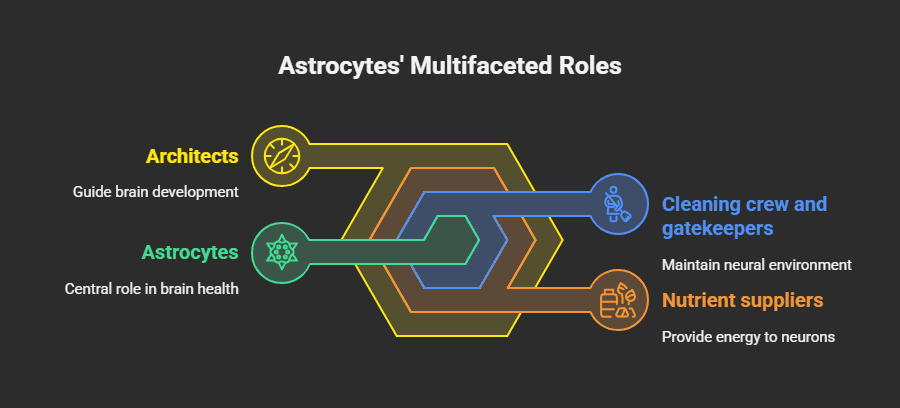 Astrocytes are a class of glial cells